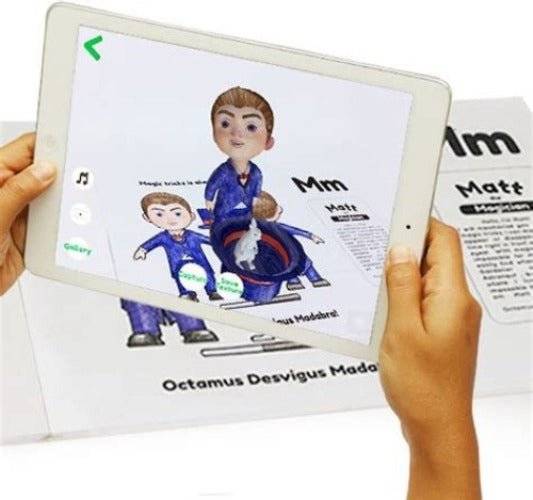 Octagon 4D+ Colour Me Book - Augmented Reality, Educational Toy - tribz - Octagon Studio 9781526204257