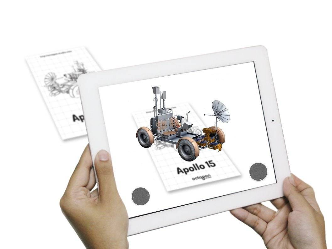 Octagon 4D+ Space Cards - Augmented Reality, Educational Toy - tribz - Octagon Studio 5391528220069