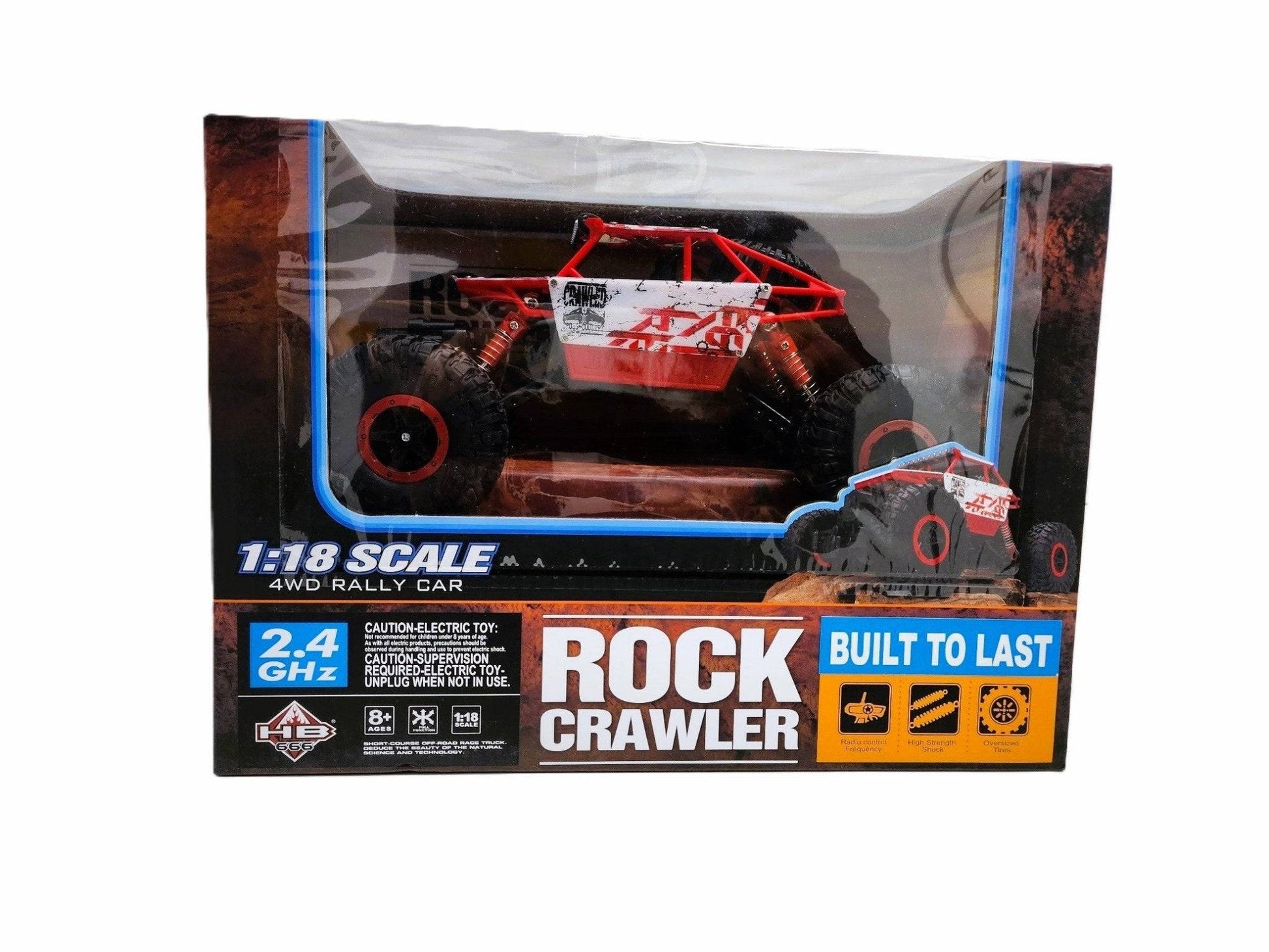 Rock Crawler - 4WD Remote Control Rally Car - tribz - tribz 5055972335600