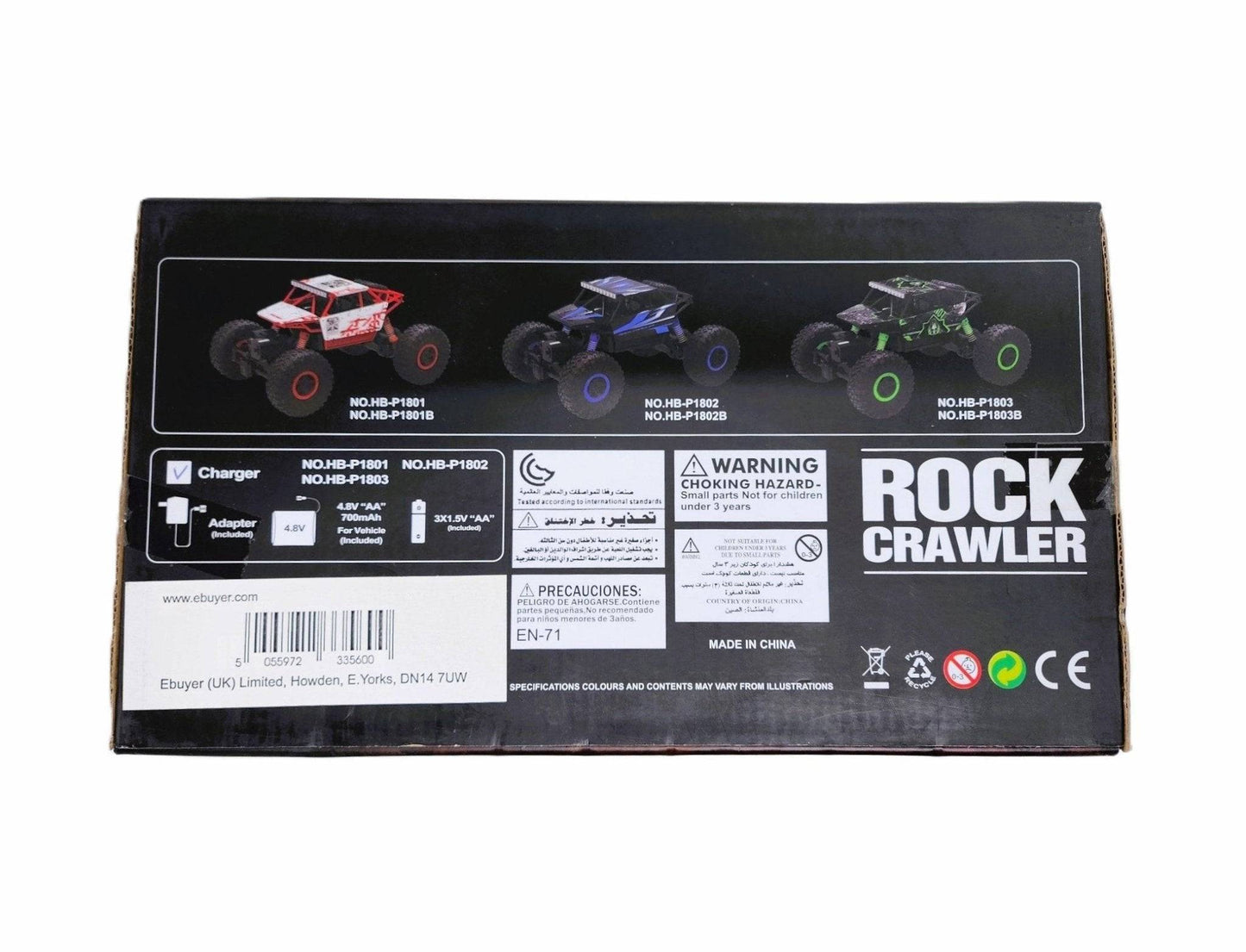 Rock Crawler - 4WD Remote Control Rally Car - tribz - tribz 5055972335600