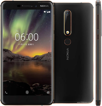 Nokia 6.1 AndroidOne TA-1050 Smartphone - Handset only.