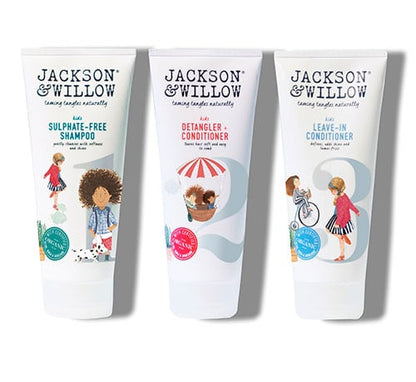 Jackson & Willow Triple Pack Deal - Shampoo, Conditioner & Detangler