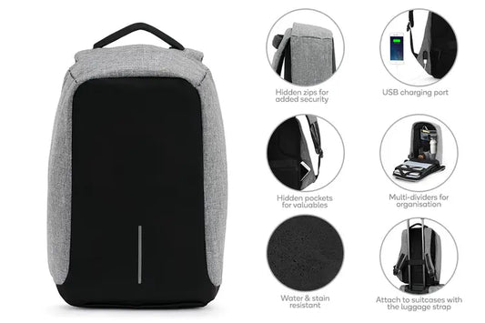 Anti-Theft, Waterproof, Laptop Backpack with USB Port from Kogan.