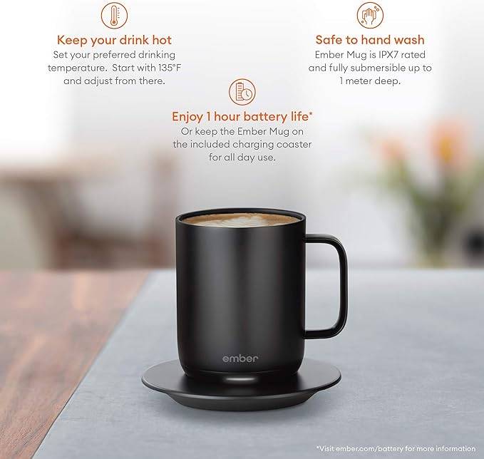 Ember Mug in Black, Features