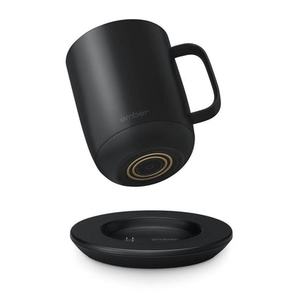 Ember Mug base connector and charging plate / saucer. in black