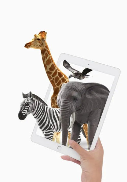 Octagon 4D+ Animals Cards - Augmented Reality, Educational Toy - tribz - Octagon Studio 5391528220007