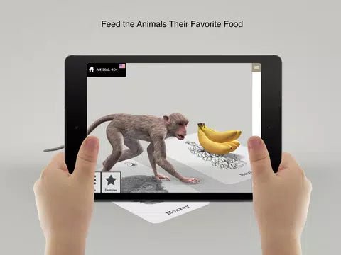 Octagon 4D+ Animals Cards - Augmented Reality, Educational Toy - tribz - Octagon Studio 5391528220007