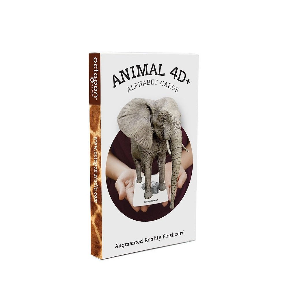 Octagon 4D+ Animals Cards - Augmented Reality, Educational Toy - tribz - Octagon Studio 5391528220007