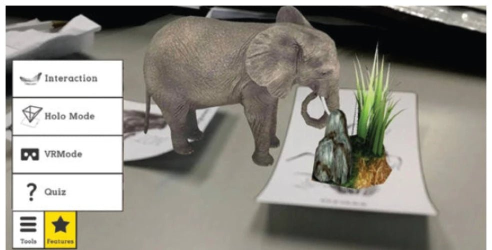 Octagon 4D+ Animals Cards - Augmented Reality, Educational Toy - tribz - Octagon Studio 5391528220007