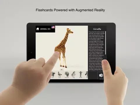 Octagon 4D+ Animals Cards - Augmented Reality, Educational Toy - tribz - Octagon Studio 5391528220007