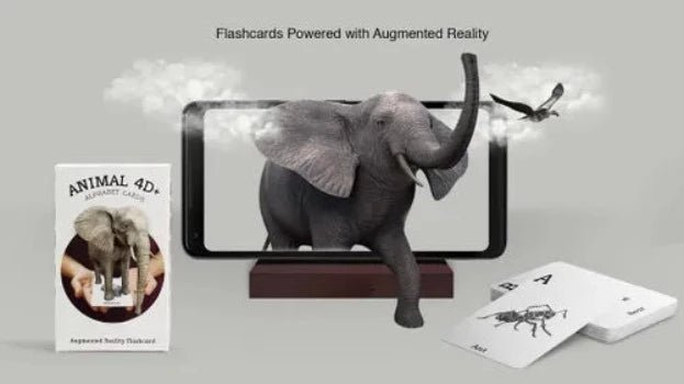 Octagon 4D+ Animals Cards - Augmented Reality, Educational Toy - tribz - Octagon Studio 5391528220007