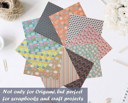 Origami Paper, 120 sheets, 15 x 15cm, 80gsm, 40 different designs! - tribz - Mozart Supplies 712038476350