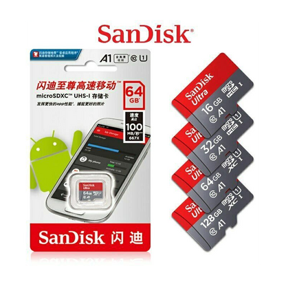 ScanDisk Ultra MicroSDHC Memory Card with Adapter [32/64/128GB]
