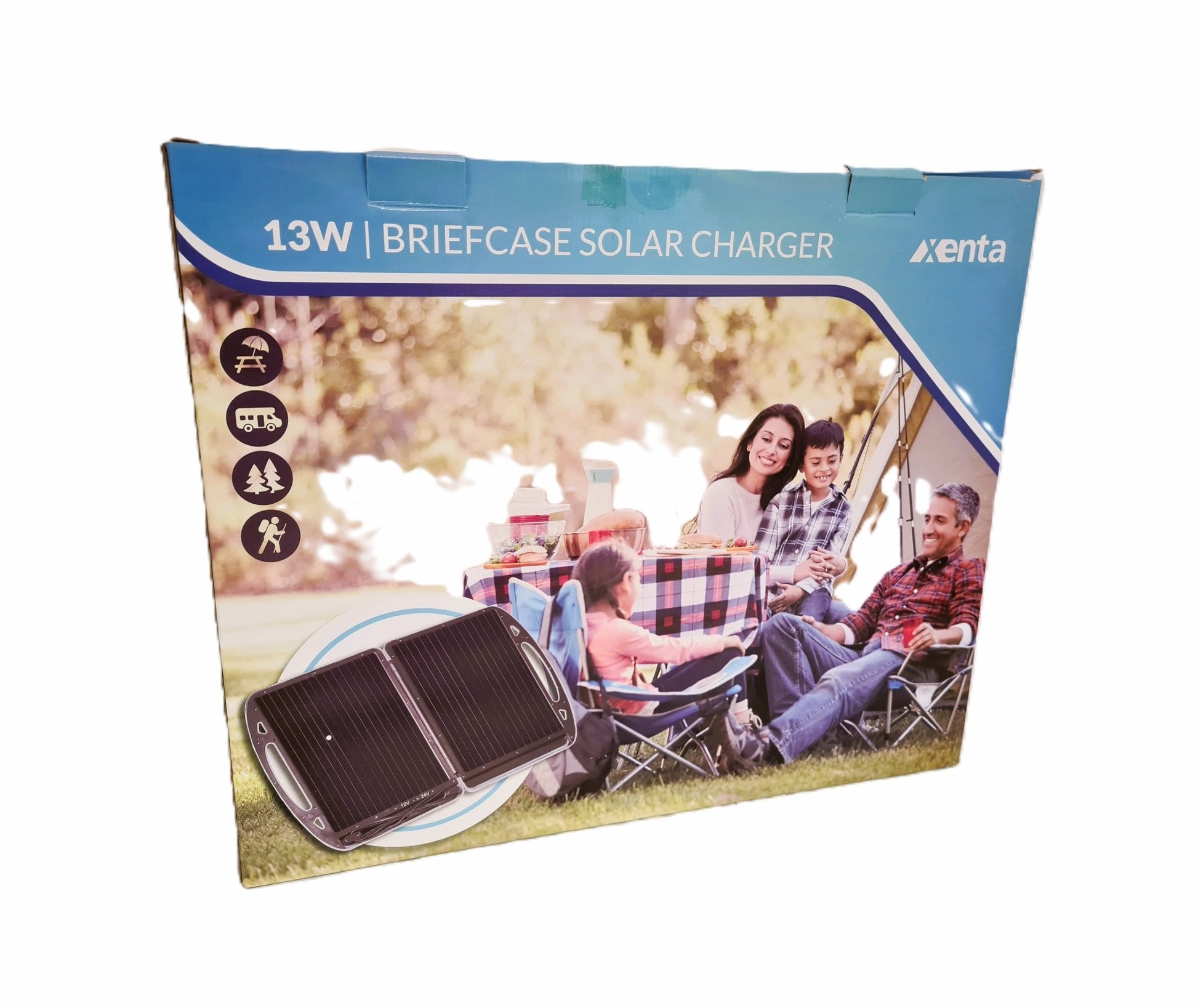 Xenta Briefcase Solar Charger - tribz - Xenta 5055444596775